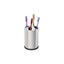 Set baie inox 4 in 1 cu cos menajer 3L, perie WC, suport sapun lichid si periute