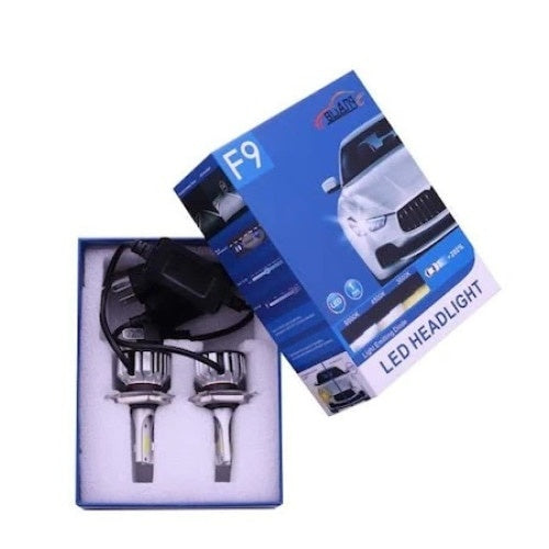 Set Becuri Auto H1 LED FOXMAG24, 50 W, Flux Luminos 8000 lm, Waterproof, Temperatura Culoare 6000 K, Montaj Plug&Play, Design Ergonomic, Argintiu
