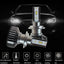 Set Becuri Auto H1 LED FOXMAG24, 50 W, Flux Luminos 8000 lm, Waterproof, Temperatura Culoare 6000 K, Montaj Plug&Play, Design Ergonomic, Argintiu