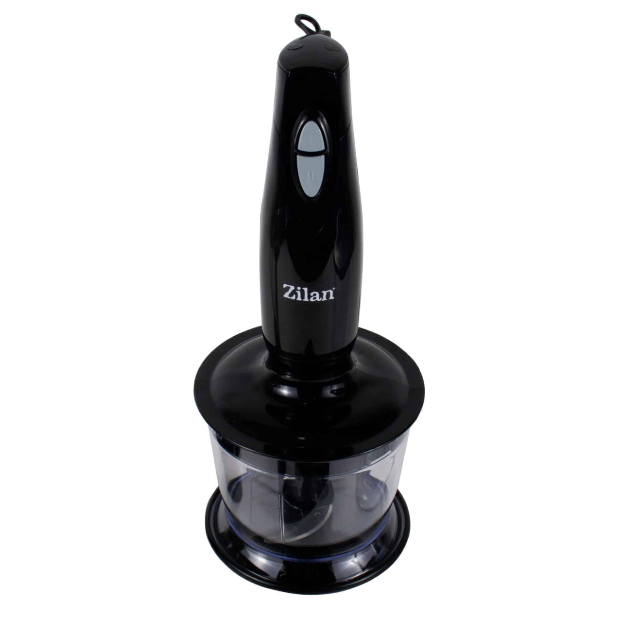 Set blender manual 4 in 1 cu suport perete, tocator, 300W, negru