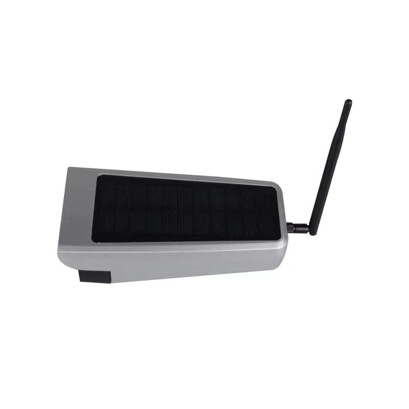 Set Camera Supraveghere de Exterior, cu Panou Solar si WIFI, 1080P HD, 2 MP, IP 65, Slot TF Card, PIR, IR, Carcasa Metalica, Antena, Suport Montare, Gri si Boxa Centenar BT-85