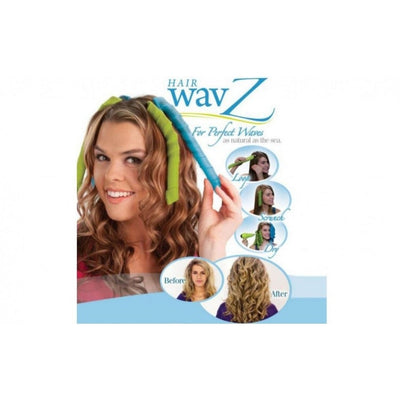 Set de 16 bigudiuri flexibile FOXMAG24® Hair Wavz, spiralate pentru bucle rapide