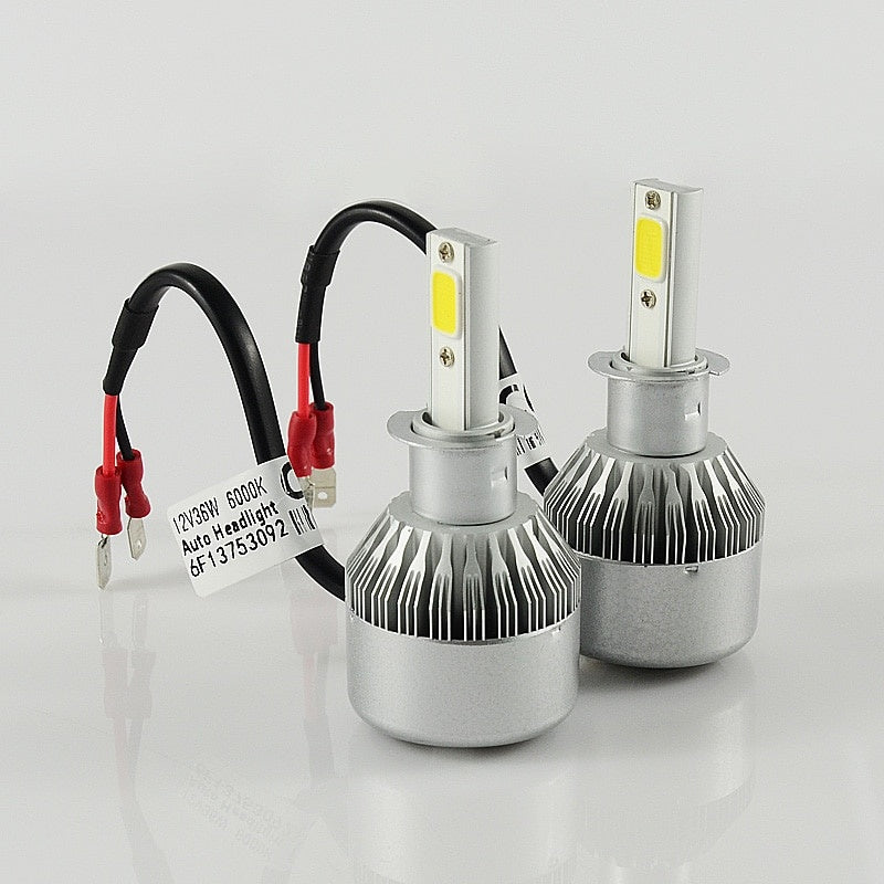 Set de 2 becuri COB C6 H3, FOXMAG24®