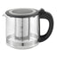 Set fierbator electric si ceainic argintiu, 2200W, capacitate 1.8L + 0.8L, control digital