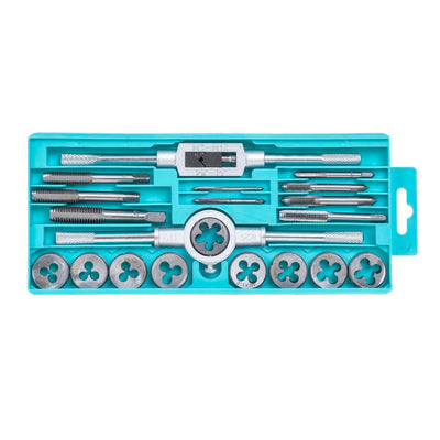 Set filiera si tarozi, 20 piese, M3-M12, port filiera 1/8""-1/2"", port tarod 3-12 mm