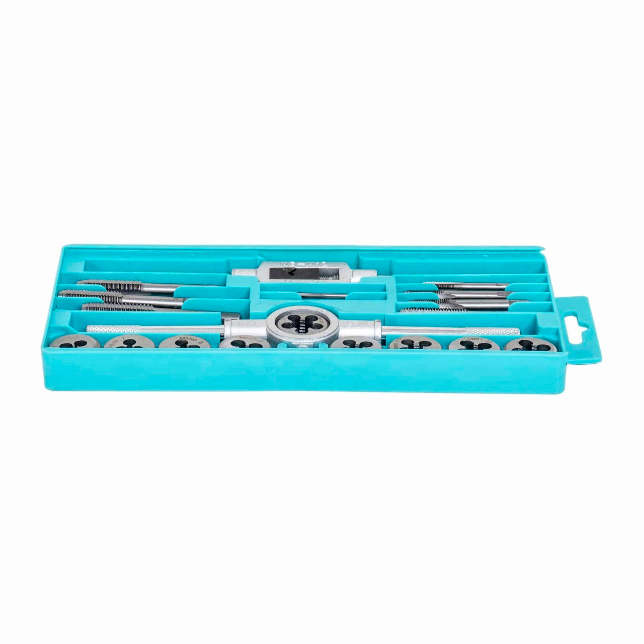 Set filiera si tarozi, 20 piese, M3-M12, port filiera 1/8""-1/2"", port tarod 3-12 mm
