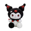 Set jucarie de plus si patura, Kuromi, 50 cm, seria Hello Kitty Sanrio