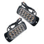 Set Lampi Avertizare Stroboscop 12 Leduri FOXMAG24, Girofar Led, 12/24V Galben, 112mm/41mm
