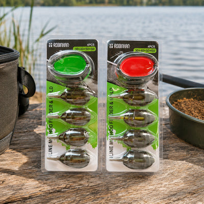 Set Momitoare Method Feeder cu Matriță pentru Nadă, Model 130205 – imagine comercială în ambient