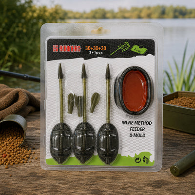 Set Momitoare Method Feeder cu Matriță pentru Nadă, Model 130401 – imagine comercială în ambient
