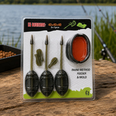 Set Momitoare Method Feeder cu Matriță pentru Nadă, Model 130402 – imagine comercială în ambient
