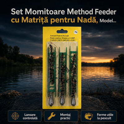 Set Momitoare Method Feeder cu Matriță pentru Nadă, Model 170308 – imagine principală promoțională