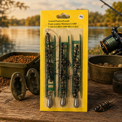 Set Momitoare Method Feeder cu Matriță pentru Nadă, Model 170308 – imagine comercială în ambient