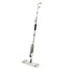 Set mop plat cu pulverizator, maner din aluminiu de 125 cm, cap din microfibra, rezervor integrat ,ideal pentru curatarea eficienta a podelelor din lemn, gresie sau laminat, alb
