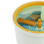Set mop rotativ 360° cu galeata centrifuga, separare apa curata de apa murdara, sistem evacuare apa, 4 rezerve, gri