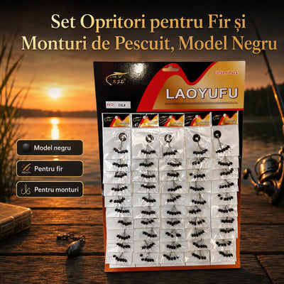 Set Opritori pentru Fir și Monturi de Pescuit, Model Negru – imagine principală promoțională