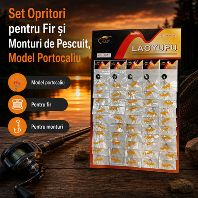 Set Opritori pentru Fir și Monturi de Pescuit, Model Portocaliu – imagine principală promoțională