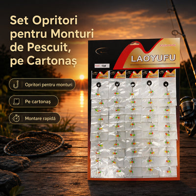 Set Opritori pentru Monturi de Pescuit, pe Cartonaș – imagine principală promoțională