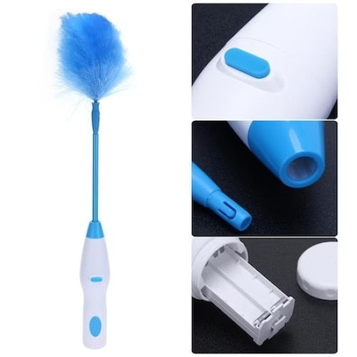 Set perie FOXMAG24, electrica, pentru curatat praful, cu accesorii