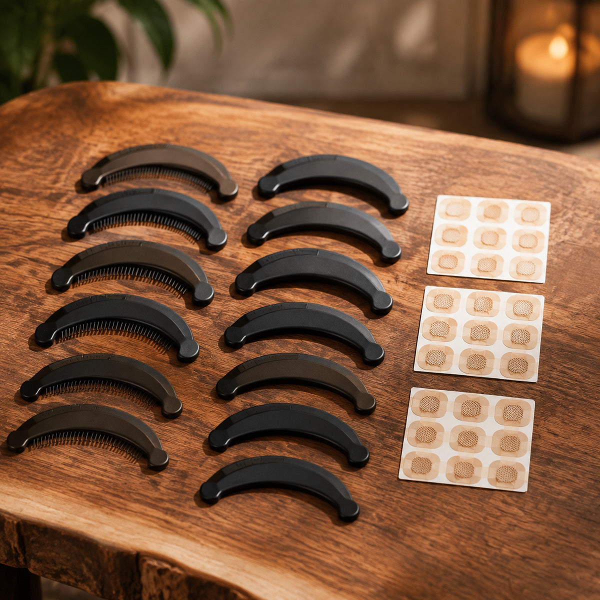 Set Șabloane și Accesorii pentru Conturarea Bărbii, 15 Piese – imagine 2