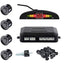 Set Senzori parcare auto detector parktronic display radar monitor 4 senzori NEGRU