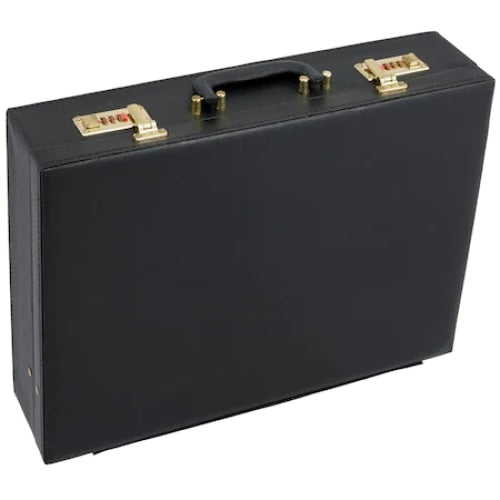 Set tacamuri din inox, FOXMAG24, cu diplomat negru, 72 piese