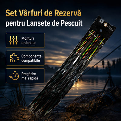 Set Vârfuri de Rezervă pentru Lansete de Pescuit – imagine principală promoțională
