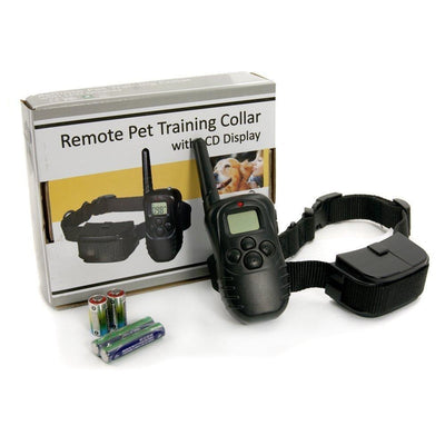 Set Zgarda electrica pentru dresaj canin FOXMAG24®, raza 300m, ajustabila, Pet Training Collar LCD Display