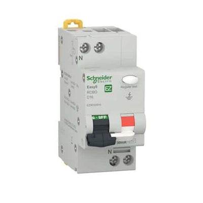 Siguranta diferentiala combinata 1P+N, 16A, 30mA, 4.5kA, alba, montaj pe sina DIN