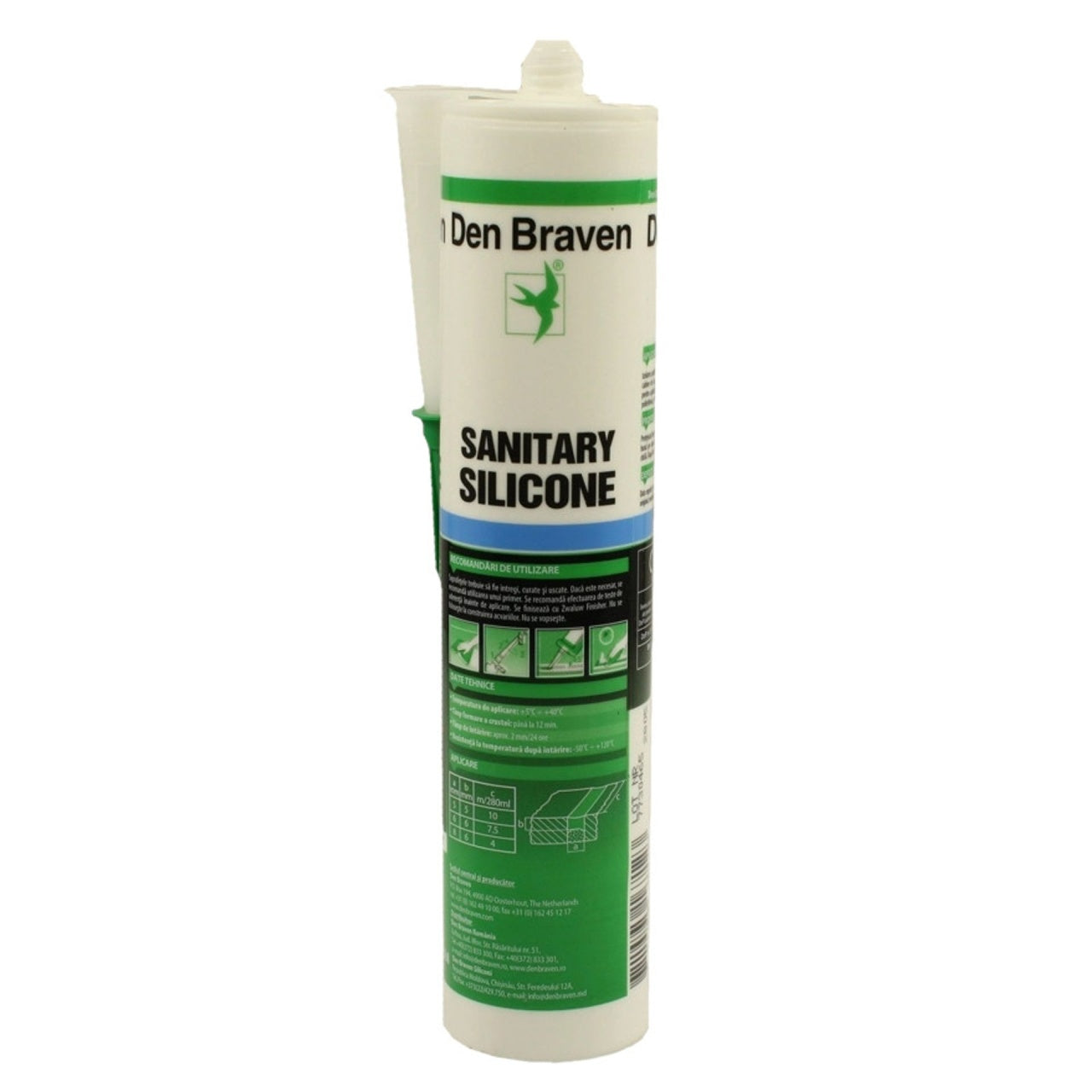 Silicon sanitar transparent 280ml pentru etansare rosturi baie si bucatarie
