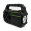 Sistem de iluminat solar, cu lanterna, 3 becuri LED, intrerupator pornit/oprit, Radio/Bluetooth, negru