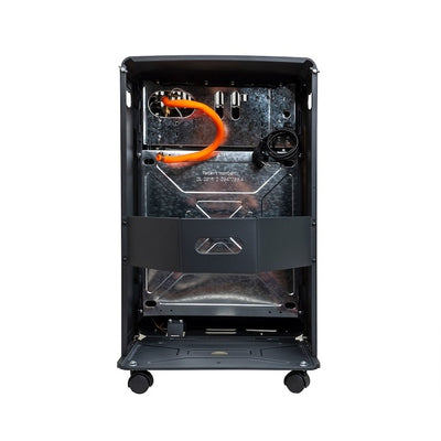 Soba mobila pe gaz GPL si electrica, aprindere piezo-electrica, demontabila, bonus kit de alimentare