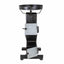 Soba tip racheta 150x150x4 mm, otel, 10 kW, negru