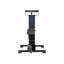 Soba tip racheta din otel, 10 kW, neagra, dimensiuni 30x61x50 cm