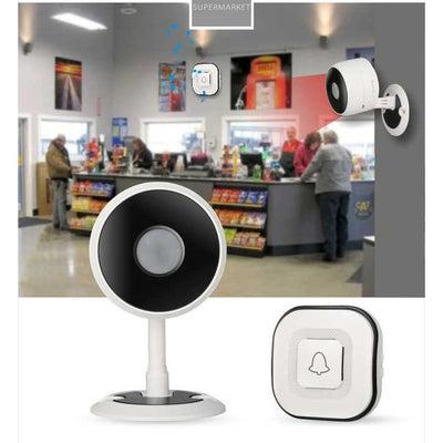Sonerie cu senzor fara fir/ wifi /Detector de miscare cu infrarosu / Sistem de alerta de securitate