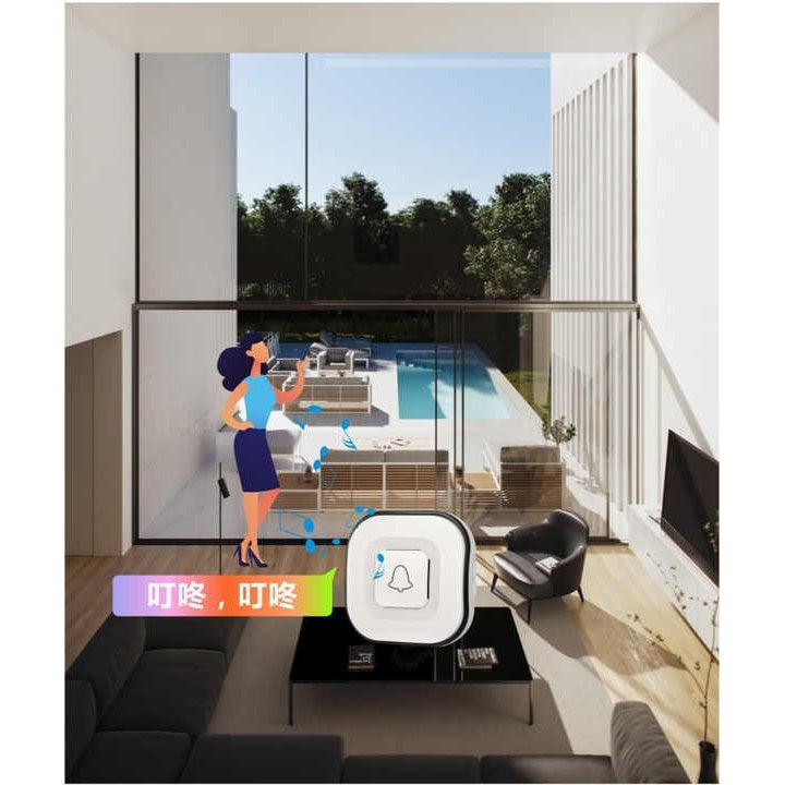 Sonerie cu senzor fara fir/ wifi /Detector de miscare cu infrarosu / Sistem de alerta de securitate