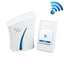 Sonerie fara fir, FOXMAG24, raza de actiune 100m, usor de montat, functioneaza pe baterii, alb