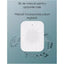 Sonerie smart, Video/Audio Wireless, cu senzor de miscare, vizibilitate nocturna, apel vocal, control volum, incarcare USB, compatibil cu Android/ IOS, alb