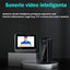 Sonerie video inteligenta, bluetooth, night vision, infrarosu, senzor IR, interfon video HD, 8MP, comunicare bidirectionala, unghi de vizualizare 170°, baterii incorporate, instalare usoara fara cabluri, negru