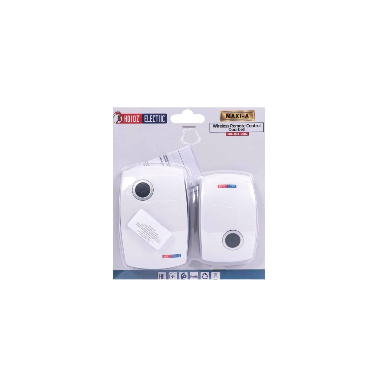 Sonerie wireless 220V, fara fir, 36 tonuri, raza actiune 100m, alb