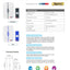 Sonerie wireless fara fir, 4.5V, alb, 36 tonuri, raza 100 m