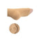 Sosete compresive cu fermoar FOXMAG24, unisex, crem, marimea S/M