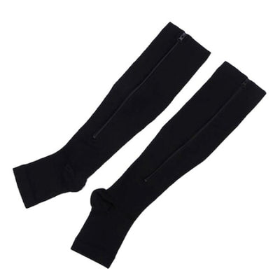 Sosete FOXMAG24 cu fermoar pentru stimularea circulatiei, culoarea negru, L/XL