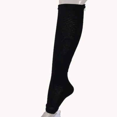 Sosete FOXMAG24 cu fermoar pentru stimularea circulatiei, culoarea negru, S/M