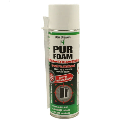 Spuma poliuretanica monocomponenta 500ml pentru izolatii si etansari in constructii