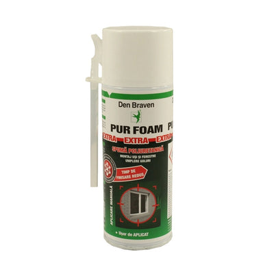 Spuma poliuretanica monocomponenta pentru izolatii, 300ml, aplicare cu tub adaptor