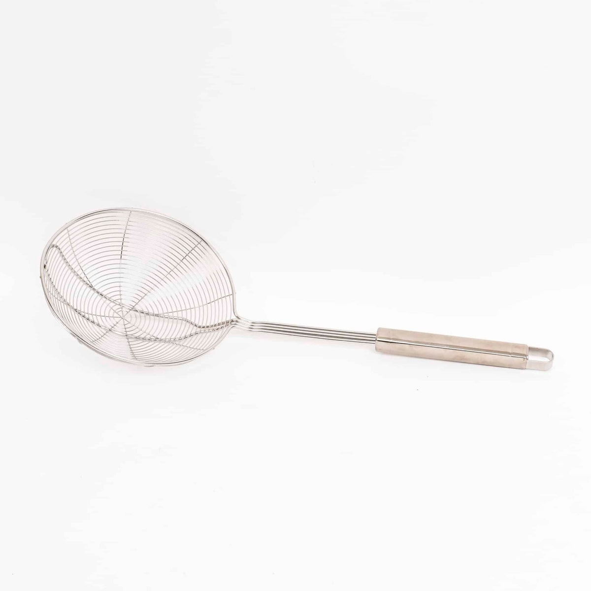 Spumiera inox 20cm cu maner lung ergonomic pentru cartofi si prajituri