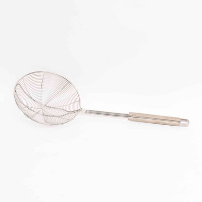 Spumiera inox 20cm cu maner lung ergonomic pentru cartofi si prajituri