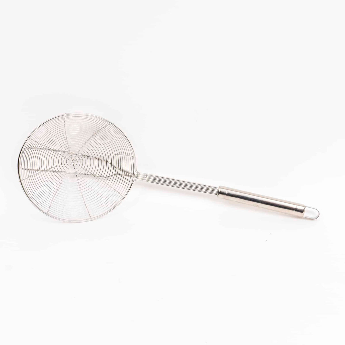 Spumiera inox 20cm cu maner lung ergonomic pentru cartofi si prajituri