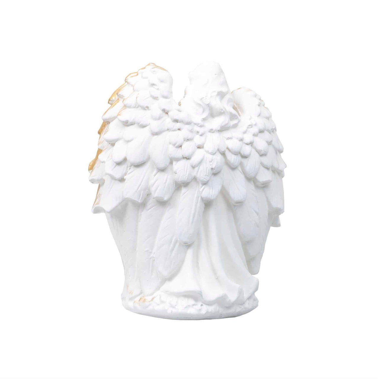 Statueta decorativa din ipsos cu ingerul pazitor, 16 cm inaltime